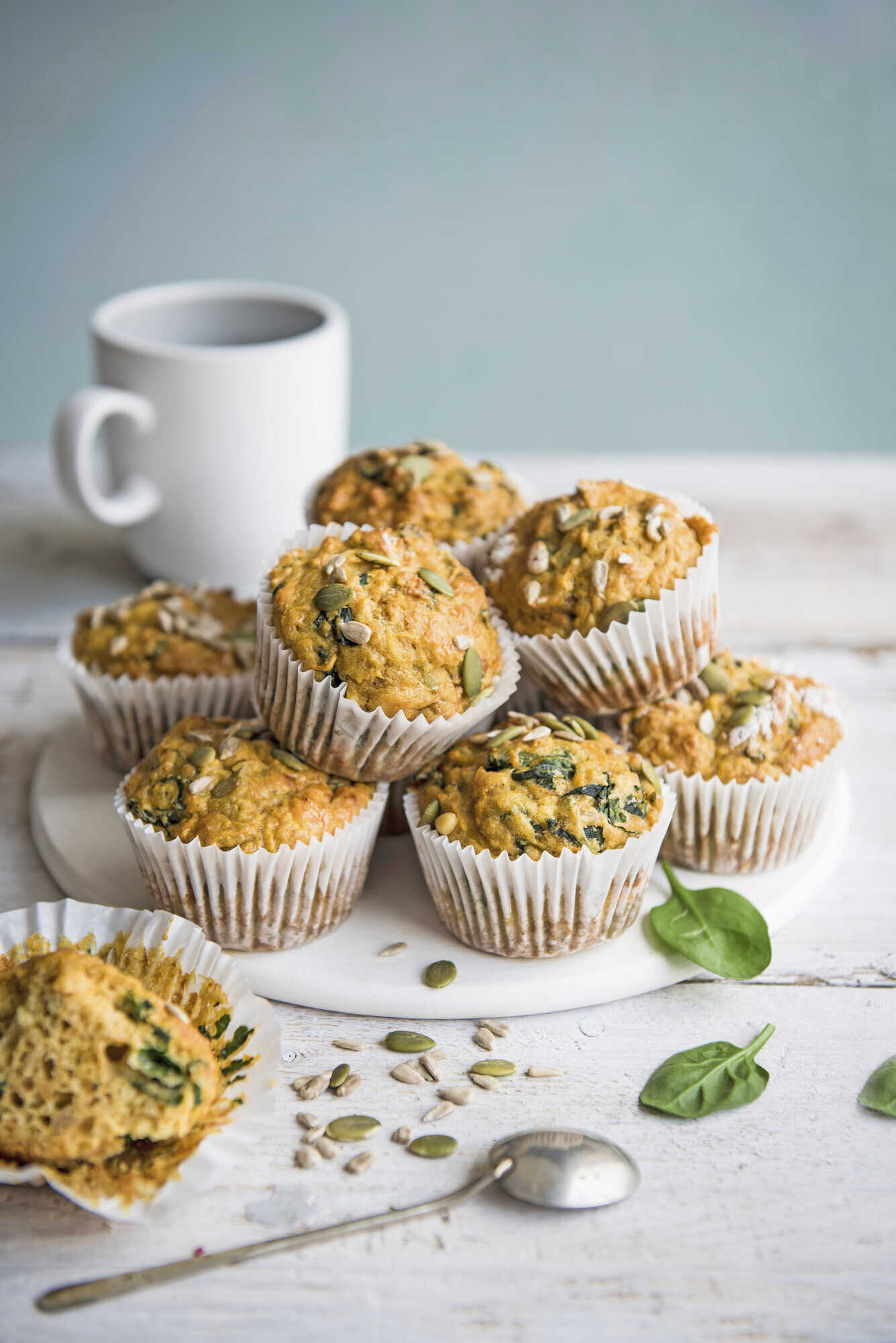 Spinat-Möhren-Muffins - kraut&amp;rüben 3-2023