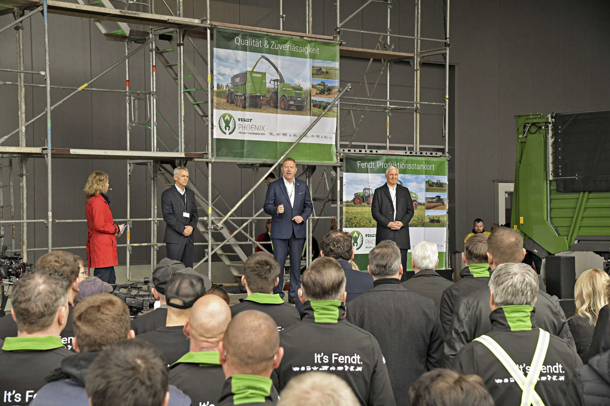 AGCO Fendt Richtfest zum Standortausbau in Hohenmölsen LAND & FORST