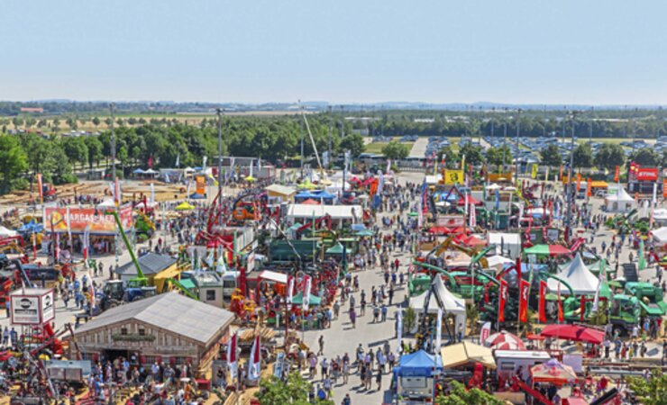Blick auf das Gelände der letzten Interforst im Jahr 2014
