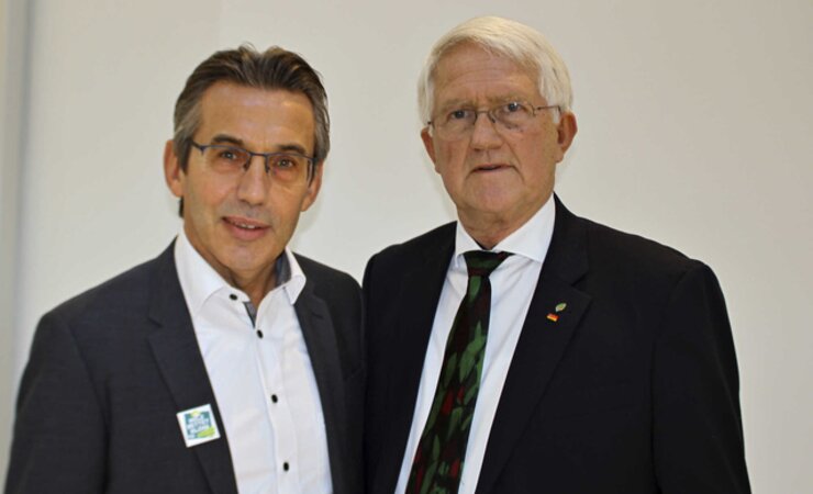 Erwin Taglieber (l.) mit Georg Schirmbeck | © DHWR