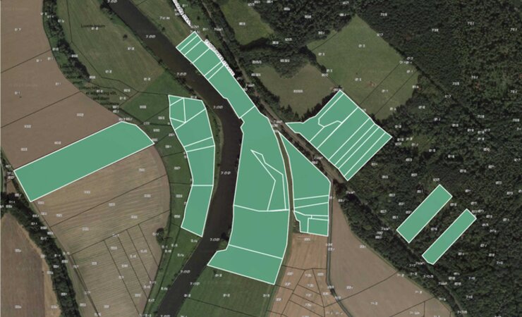 Deutschland hat 65 Mio. Flurstücke, darunter auch Kleinstflächen der Land- und Forstwirtschaft. | © S. Trautmann