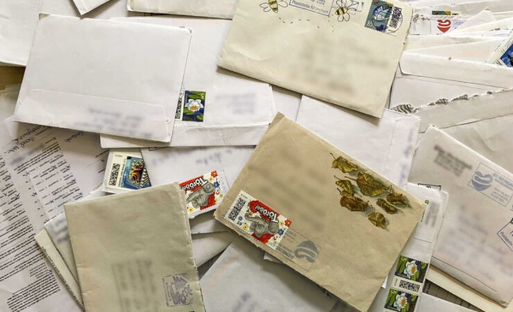 13 Prozent der Befragten schickten uns die Umfrage per Post zu - sogar in handbemalten Briefumschlägen. | © Victoria Seeburger