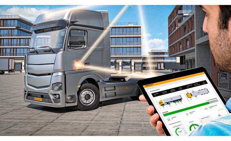 Eine echte Überwachung des Beladungszustands wird für Lkw bald zur Pflicht | © Continental