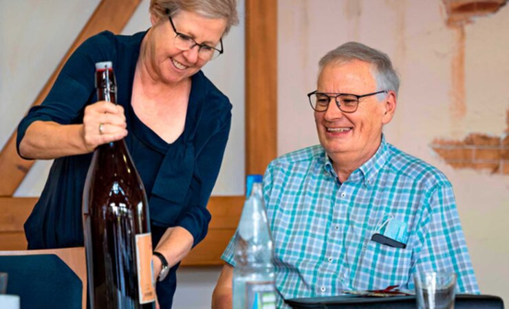 Ein leckeres Feierabendbier für Walter Raskop von Brigitta Hüttche | © H. Höllerl