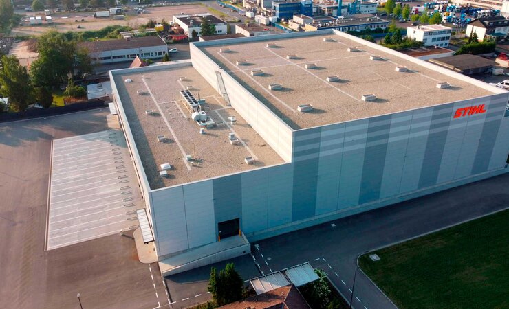 Das neue Logistikgebäude in Dieburg | © Stihl