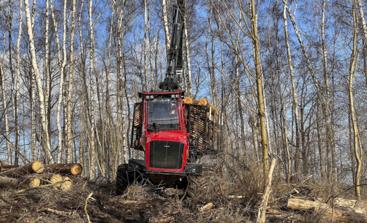Schräglage der Maschine ausgleicht | © Fotos: O. Gabriel