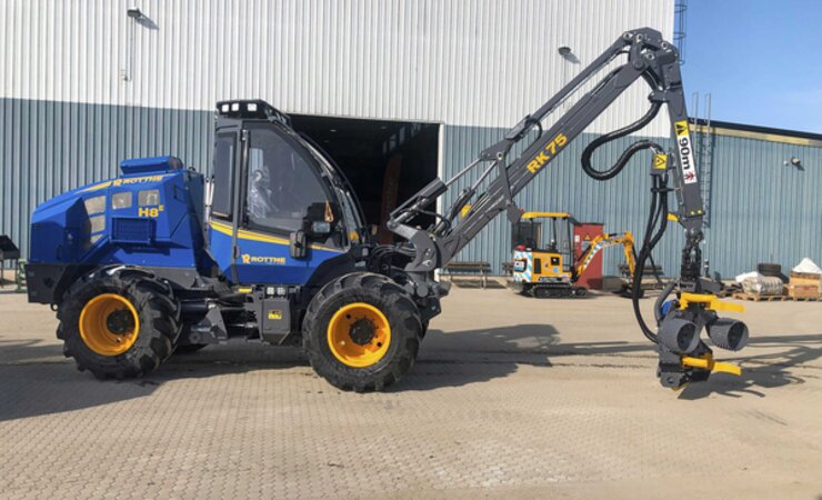 Die neue Generation des Rottne H8 E | ©  Rottne