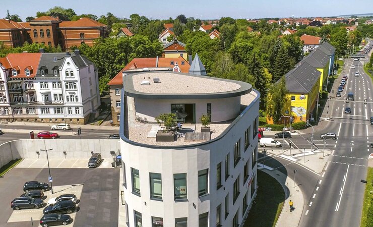 Firmensitz hoch über den Dächern von Gotha | © Schmidt Leasing