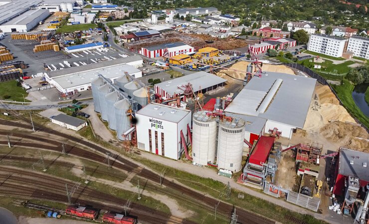 Die LEAG übernimmt die Wismar Pellets GmbH und vergrößert damit ihr Pelletgeschäft | © Wismar Pellets GmbH