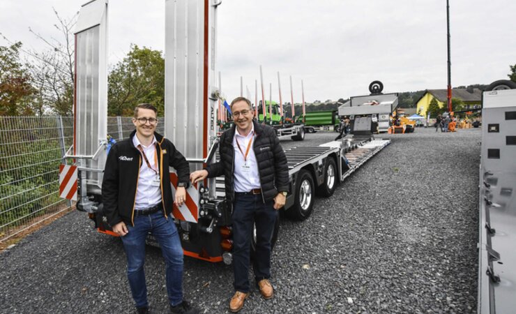 Tobias und Stefan Ebert auf denvergangenen Forsttagen
im Jahr 2021 | © M. Kubatta-Große