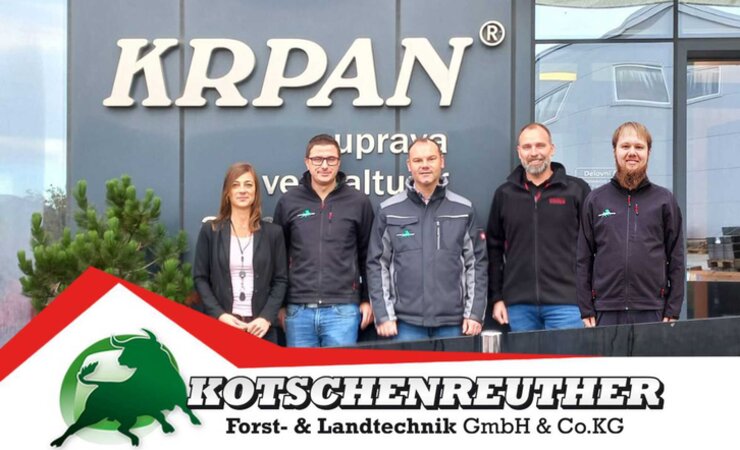 Bild von links: Gordana Grajzel (Krpan), Uwe Ruckdeschel, Florian Kirchhoff (beide Kotschenreuther), Robert Flis (Krpan), Markus Tischhöfer (Kotschenreuther) | © Kotschenreuther
