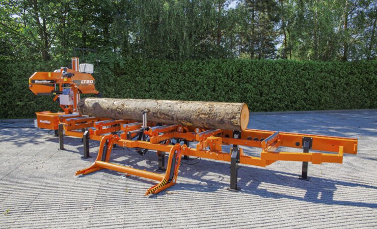 Mit der Wood-Mizer LT 20 Start schafft man den Einstieg ins Selber-Sägen | © Wood-Mizer