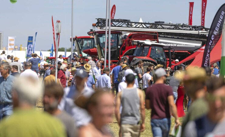 Auch landtechnisch waren auf den DLG Feldtagen einige Highlights geboten. | © von Rössing