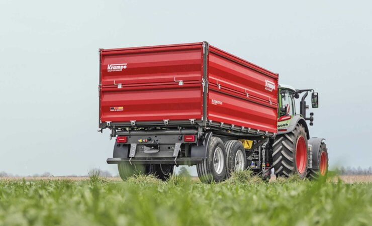 Krampe bietet seinen ersten Dreiseitenkipper FlexBody als Starrdeichsel- oder Drehschemelanhänger an. | © Krampe