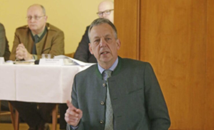 DJV-Präsident Helmut Dammann-Tamke kündigte eine große Kommunikations-Offensive „Pro Jagd“ an. | © Christian Schätze