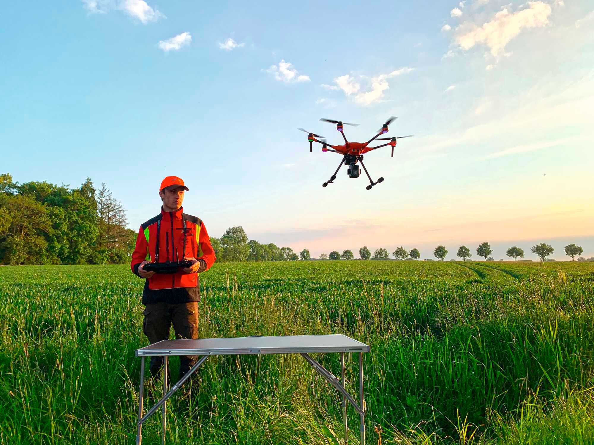 Kitzrettung mit der WärmebildDrohne unsere Jagd 82021